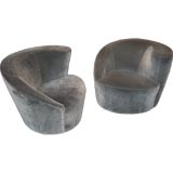 Vladimir Kagan for Weiman Swivel chairs