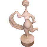 Whimsical sculpture by the noted Massachusett
s artist Tom Maley Vintage Whimsical sculpture by the noted Massachusett
s artist Tom Maley