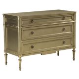 Silver  Leafed Chest of Drawers