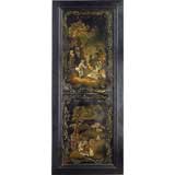 Portera -19th C. Antique Handpainted Chinoiserie Door from Spain