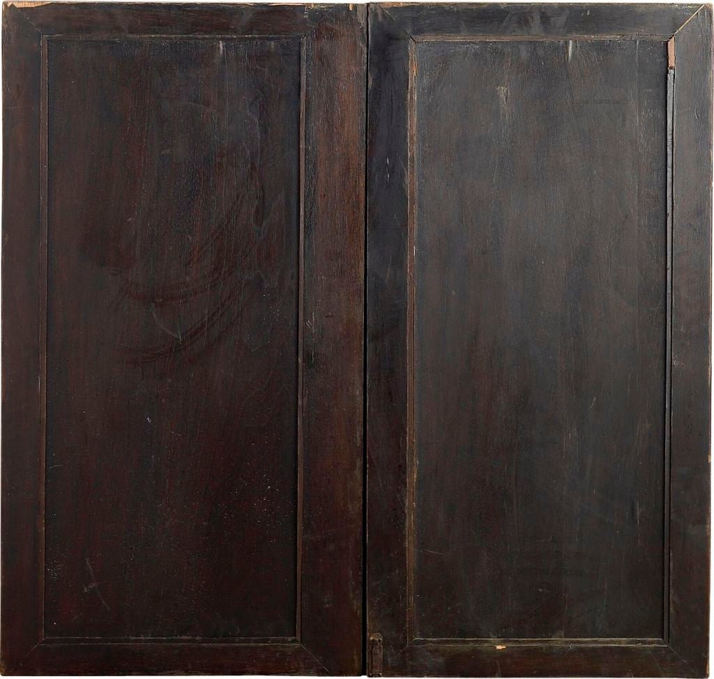 Portera - 18th C. Antique Spanish Handcarved Cabinet Doors
