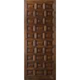 Portera - 18th C. Antique Spanish Door w/Carved Paneled Settings