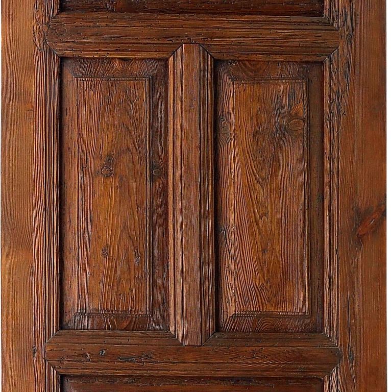 18th Century and Earlier Portera - 18th C. Antique Spanish Door with Paneled Settings For Sale