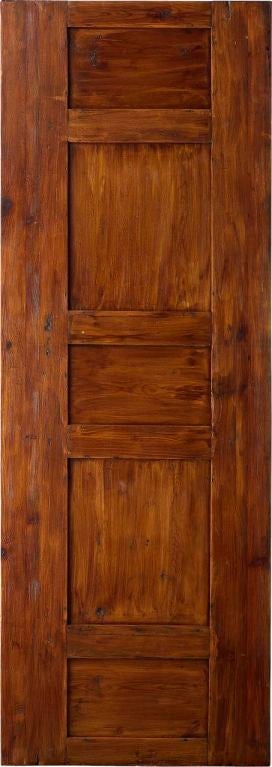 Portera - 19th C. Antique Spanish Door with Paneled Settings