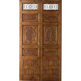 Portera - Pair of 18th C. Antique Spanish Doors with Ironwork