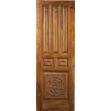 Portera - 19th C. Antique Spanish Door with Carvings