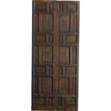 Portera- 19thC. Antique Spanish Doors w/ Engraved Settings