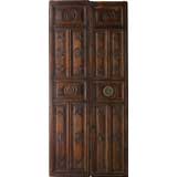 Portera-A Pair of 18th C. Engraved Antique Spanish Doors