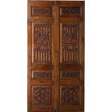 Portera - Pair of 18th C. Antique Spanish Gothic Doors
