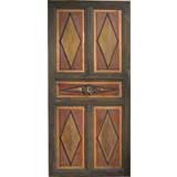 Portera-An 18th C. Hand Painted Antique Spanish Door