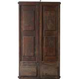 Portera-19th C. Antique Spanish Double Door With Carved Settings