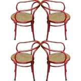 (4) „vienna-Stuhl“ von le corbusier für stendig / thonet