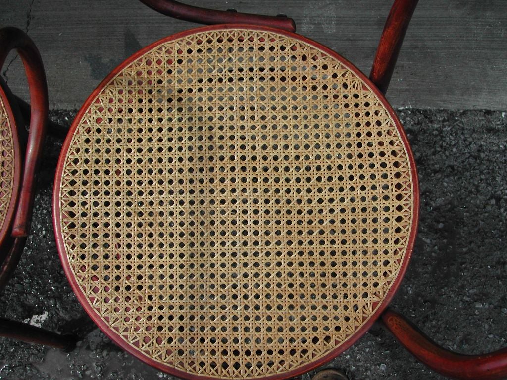 bentwood and woven cane seats also called 
