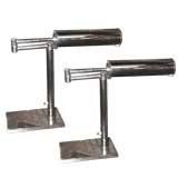 Pair of  Chrome Nessen Reading Lamps
