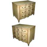 Pair Of  Painted Chests by John Widdicomb