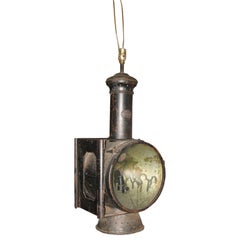 French  Monumental Iron Lantern by Poyard
