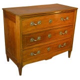 Louis XVI Provencial Walnut Commode with Inlay, c. 1800