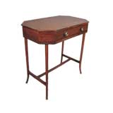 Antique Inlaid Regency Period Side Table in Mahogany, c. 1810