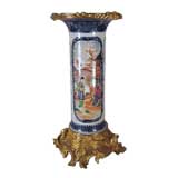 Chinese Export Trumpet Vase with Gilt-Bronze Mounts, c. 1780