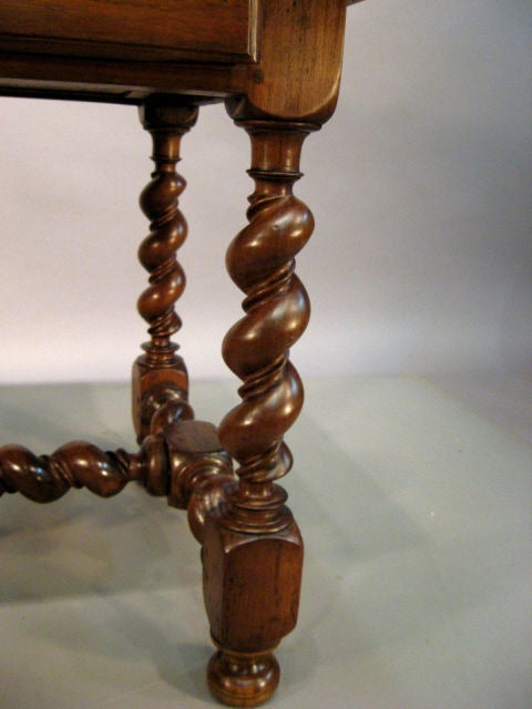 French Walnut Table with 