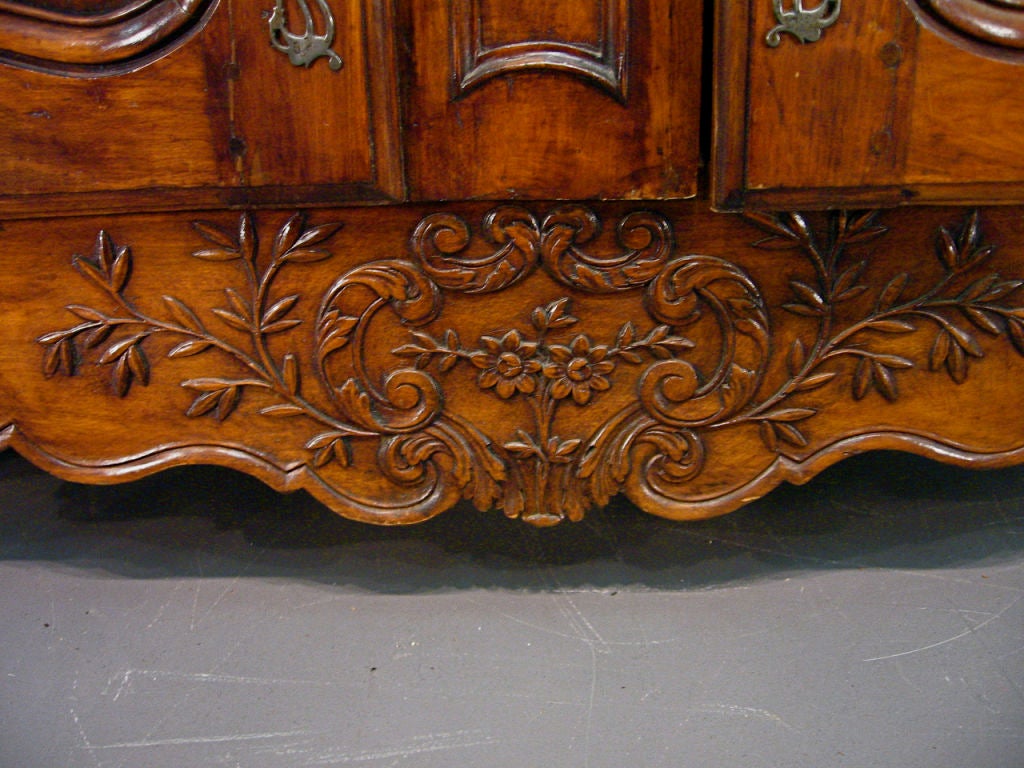 Sizable Louis XV Period Armoire in Walnut, Arles France, c. 1750 2