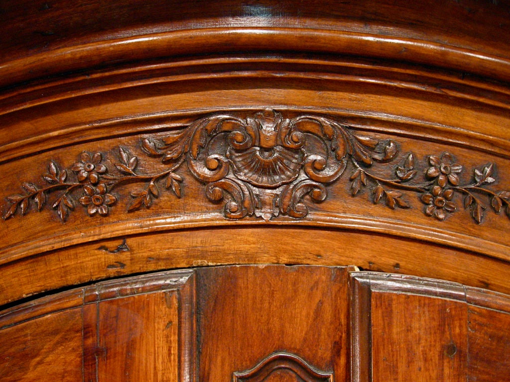 Sizable Louis XV Period Armoire in Walnut, Arles France, c. 1750 1