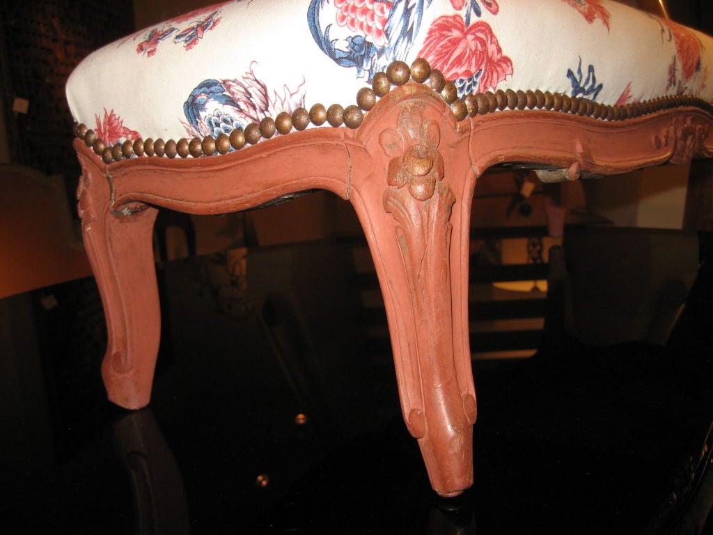 French Louis XV Style Petite Bench