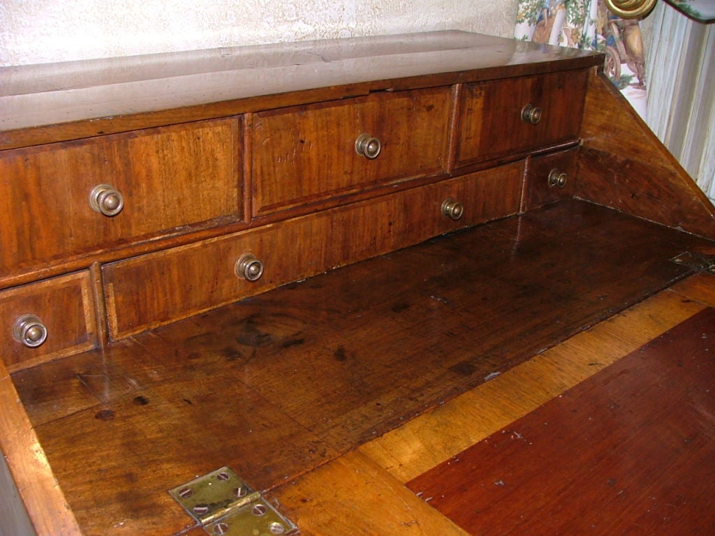 18th Century and Earlier Early 18th Century English Slant Front Desk For Sale