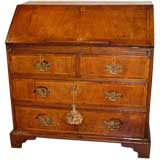 Antique Early 18th Century English Slant Front Desk