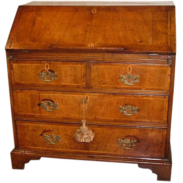 Early 18th Century English Slant Front Desk For Sale