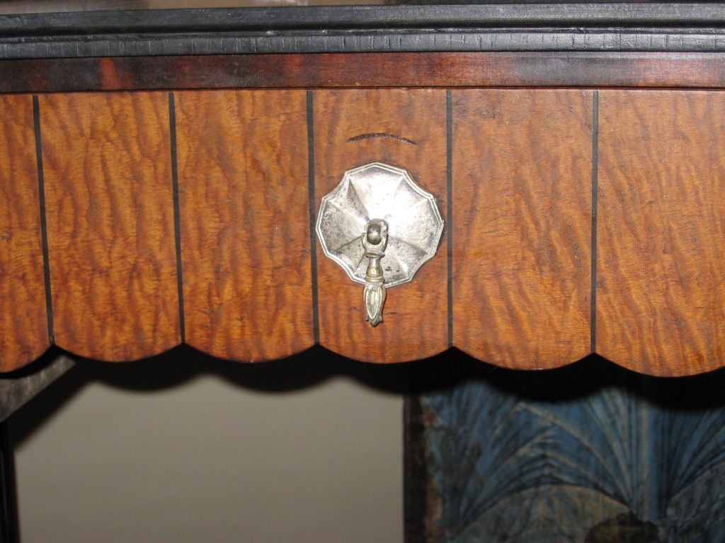 mahogany and paint vanity