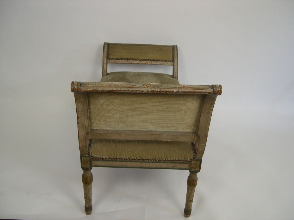 18th Century and Earlier Directoire period diminutive recamier/chaise longue