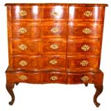 SOUTH GERMAN WALNUT CHEST ON STAND