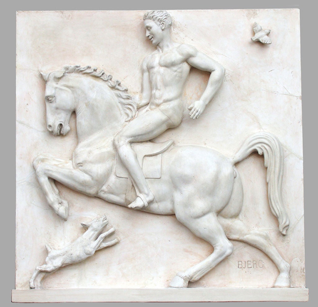 Johannes C. Bjerg  Art Deco Relief Panels