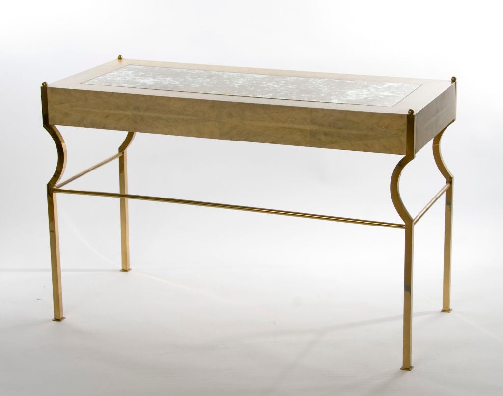 Curved Leg Console Table