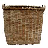 Antique Oversize Wool-Gathering Basket