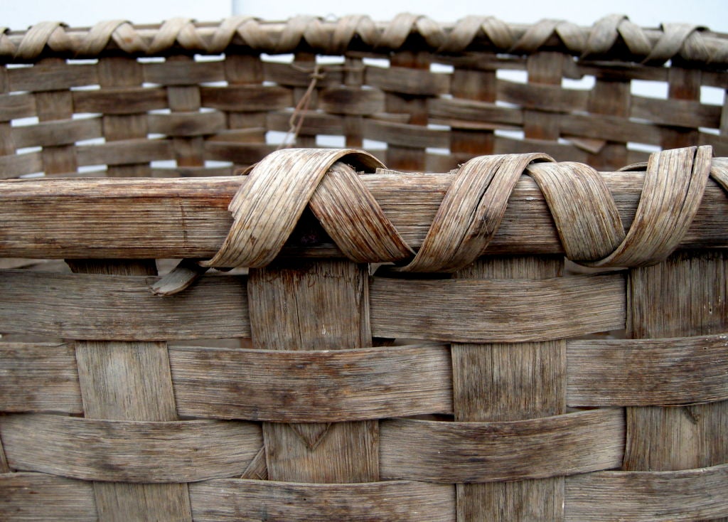19th Century Oversize Wool-Gathering Basket
