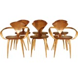 Original matched set of 6 Cherner Chairs