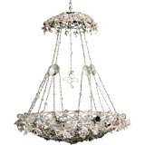 Vintage Beaded glass chandelier