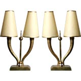 pair of table lamps