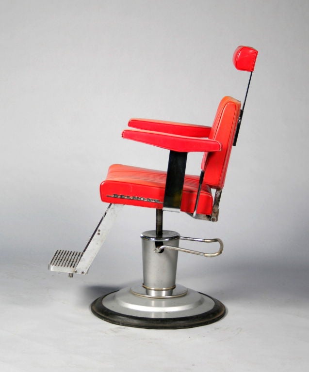 1950 belmont barber chair for sale