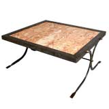 Antique Steel 1920
s Coffee Table