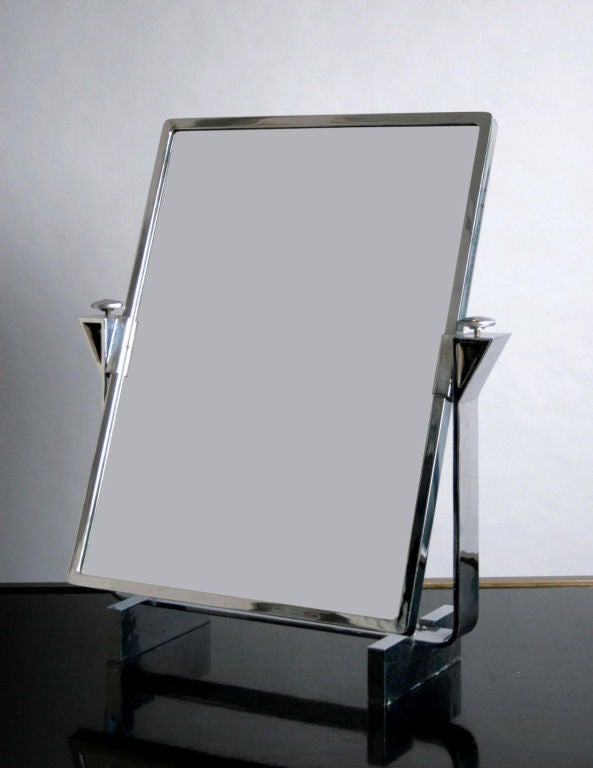 1960's Chrome Toilet  Mirror
