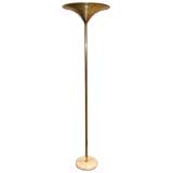 Brass floor lamp