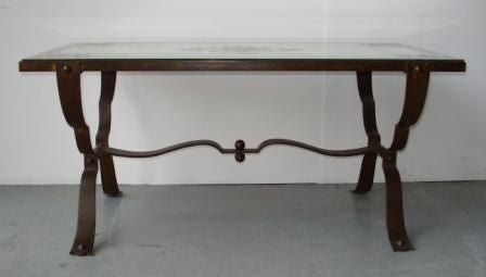 Veere Eglomise Mirror Topped Table