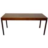 Rosewood Low Table with Side Extensions by Ole Wanschar