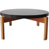 Round Table with Beech legs in the Manner of Alvar Alto