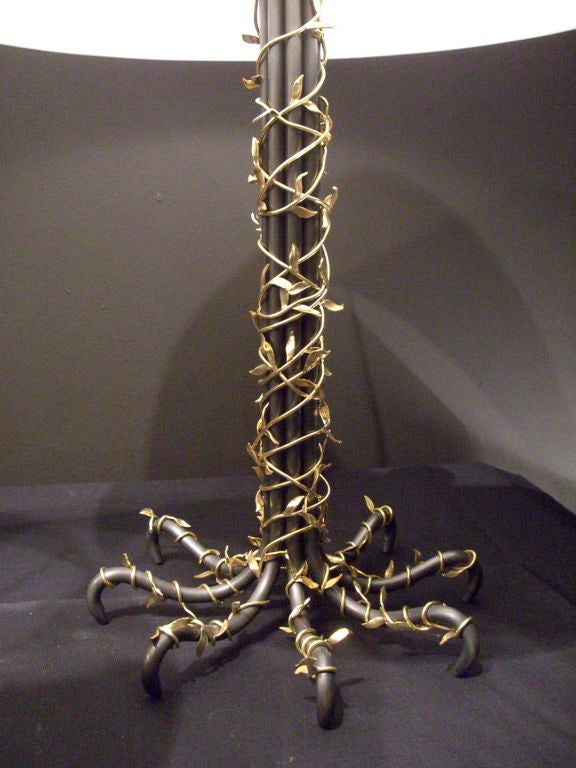 A pair of Paul Belvoir 'bramble' table lamps