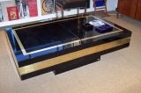 French lacquered cocktail table / cabinet