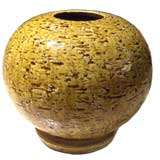A glazed ceramic vase by Gunner Nylund